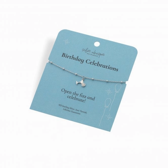 Hot Diamonds Silver Whisper Sterling Silver Celebrations Bracelet