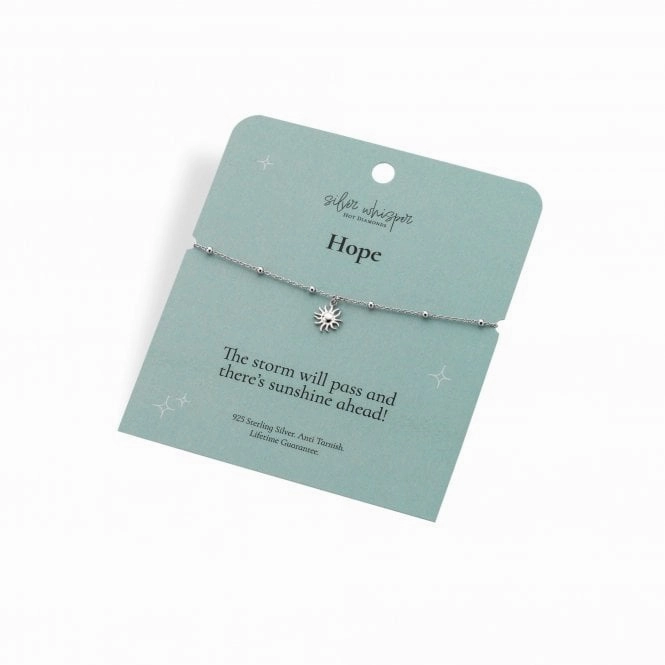 Hot Diamonds Silver Whisper Sterling Silver Hope Bracelet