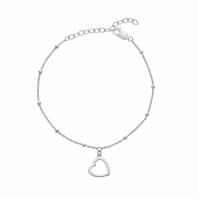 Hot Diamonds Silver Whisper Sterling Silver I Love You Bracelet