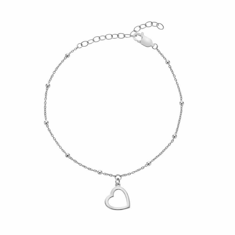 Hot Diamonds Silver Whisper Sterling Silver I Love You Bracelet