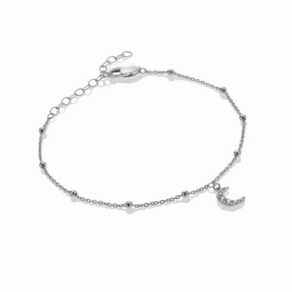 Hot Diamonds Silver Whisper Sterling Silver Love You Bracelet