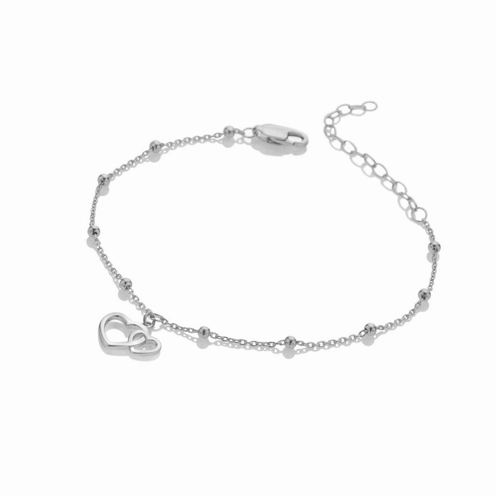 Hot Diamonds Silver Whisper Sterling Silver Mother & Daughter Bracelet