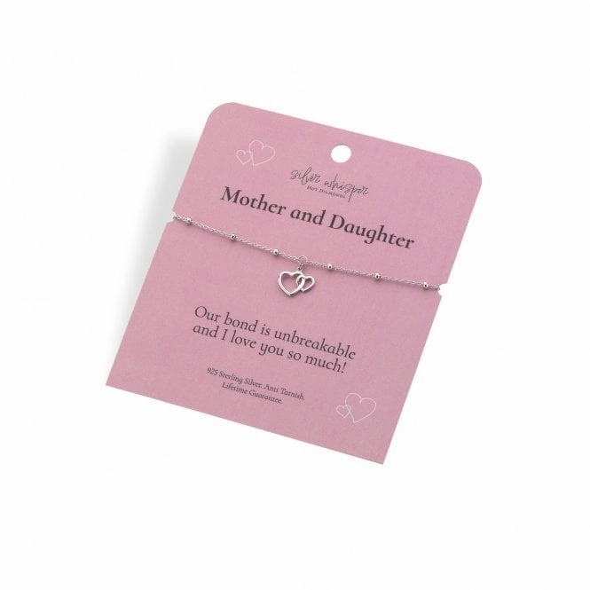 Hot Diamonds Silver Whisper Sterling Silver Mother & Daughter Bracelet