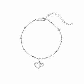 Hot Diamonds Silver Whisper Sterling Silver Mother & Daughter Bracelet