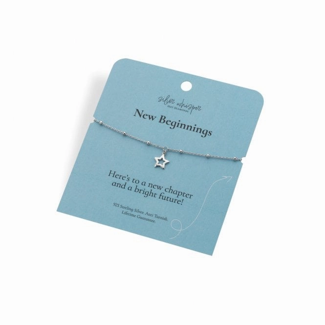 Hot Diamonds Silver Whisper Sterling Silver New Beginnings Bracelet