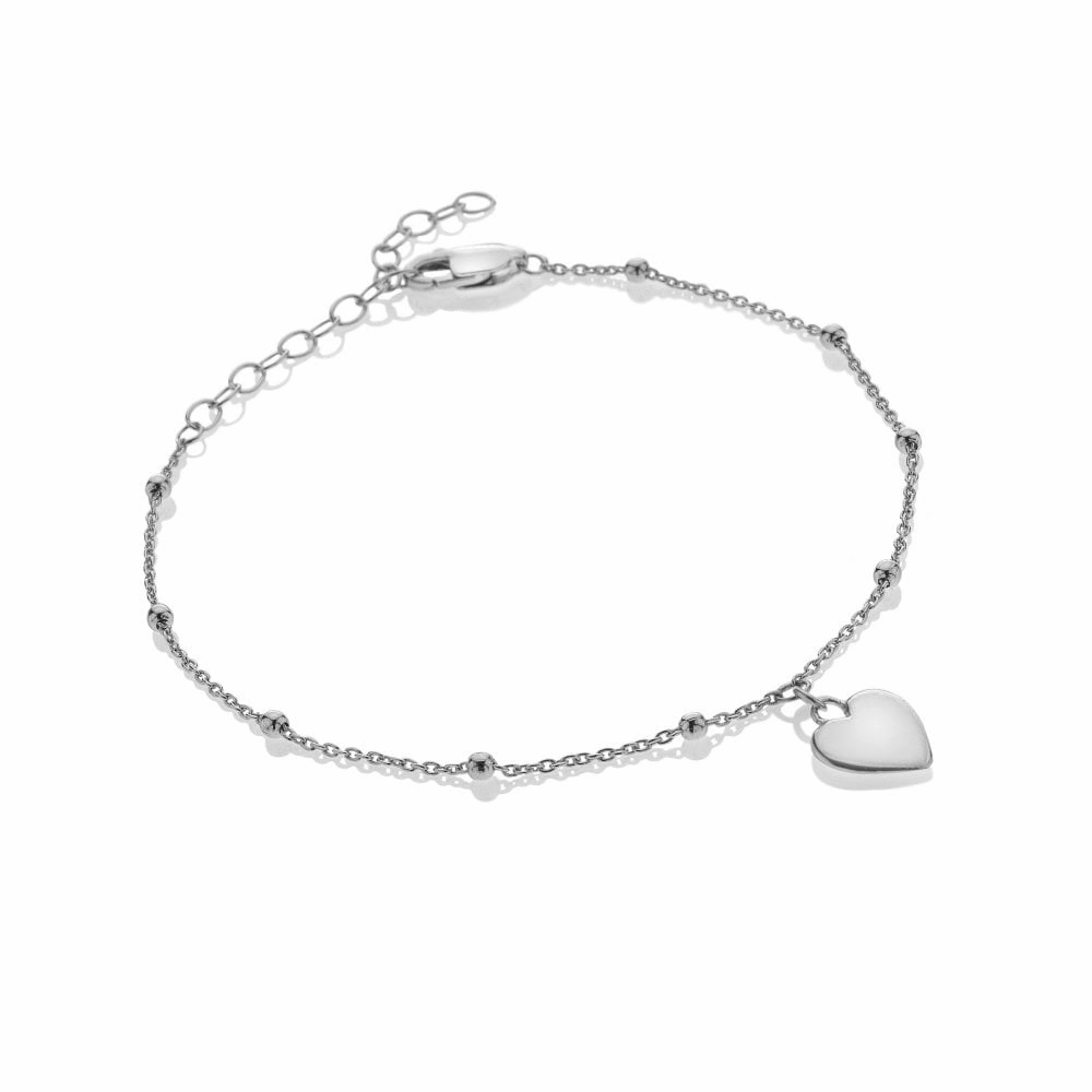 Hot Diamonds Silver Whisper Sterling Silver Thank You Bracelet