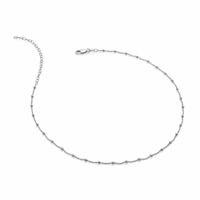 Hot Diamonds Sterling Silver Bead Chain Necklace