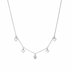 Hot Diamonds Sterling Silver Heart Necklace