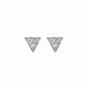 Hot Diamonds Sterling Silver White Topaz Stellar Earrings