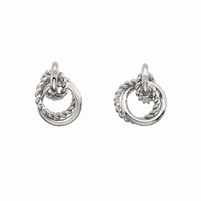 Hot Diamonds Unity Sterling Silver Diamond Circle Earrings