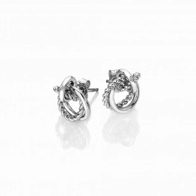 Hot Diamonds Unity Sterling Silver Diamond Circle Earrings