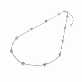 Hot Diamonds White Topaz Intermittent Necklace