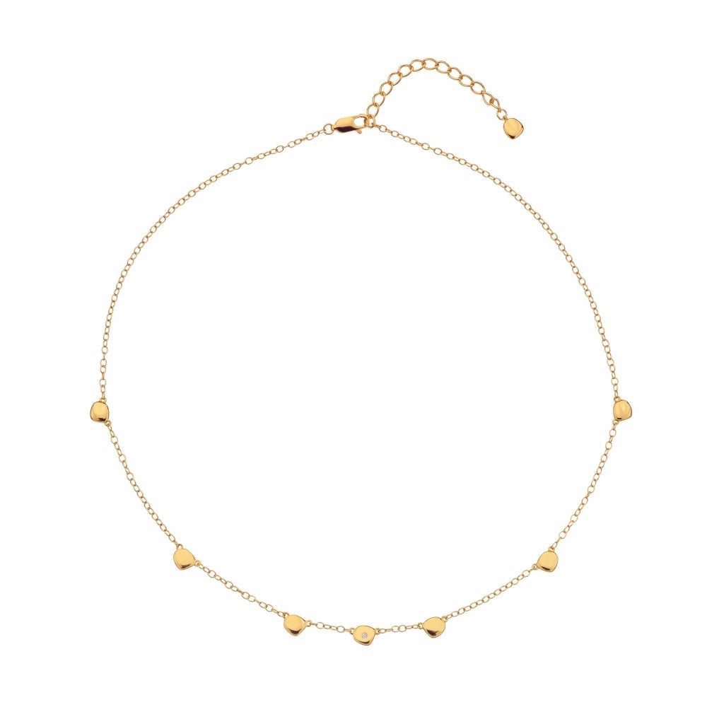 Hot Diamonds x Jac Jossa Beach Gold Plated Sterling Silver Necklace