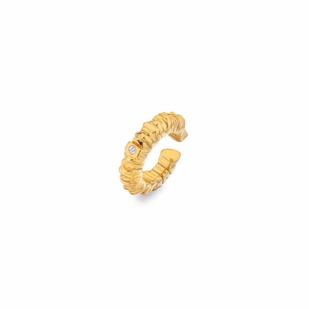 Hot Diamonds x Jac Jossa Believe Gold Plated Sterling Silver Ear Cuff
