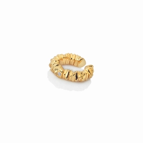 Hot Diamonds x Jac Jossa Believe Gold Plated Sterling Silver Ear Cuff