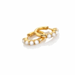 Hot Diamonds x Jac Jossa Calm Gold Plated Sterling Silver Huggies