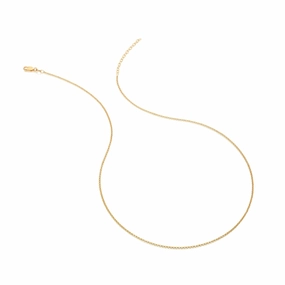 Hot Diamonds x Jac Jossa Embrace Gold Plated Sterling Silver Belcher Chain Necklace 45 - 50cm D