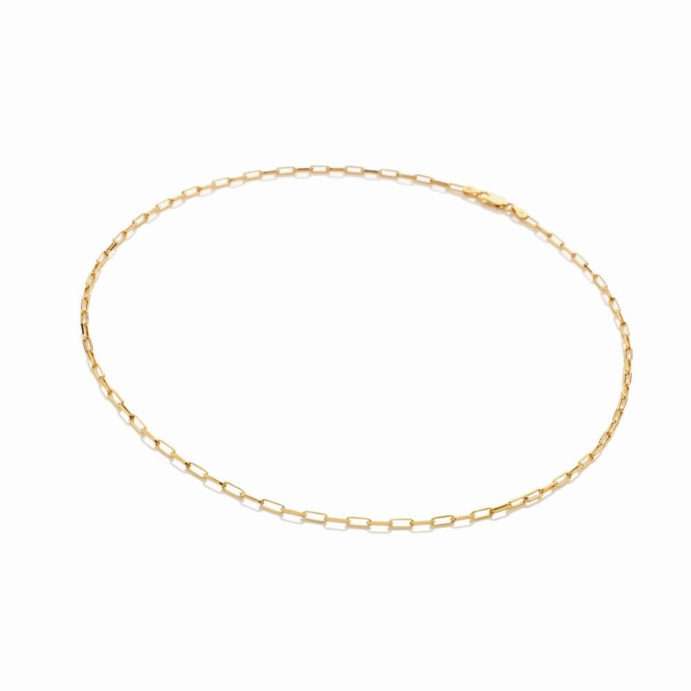Hot Diamonds x Jac Jossa Embrace Gold Plated Sterling Silver Small Paperclip Chain 40-45cm