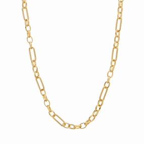 Hot Diamonds x Jac Jossa Embrace Gold Plated Sterling Silver Statement Chain 45cm