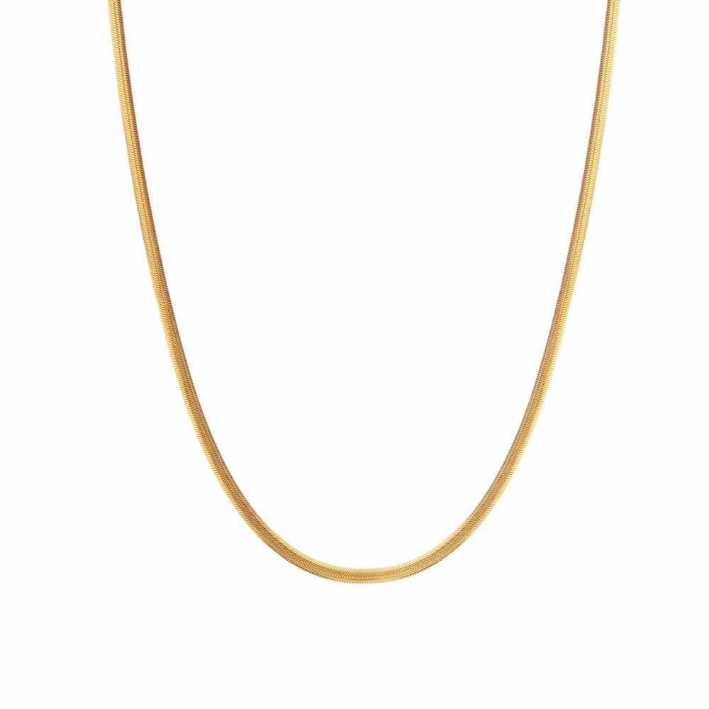 Hot Diamonds x Jac Jossa Embrace Oval Snake Chain Necklace 40 - 45cm