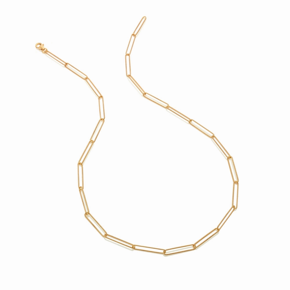 Hot Diamonds x Jac Jossa Embrace Twisted Wired Chain Necklace 50cm