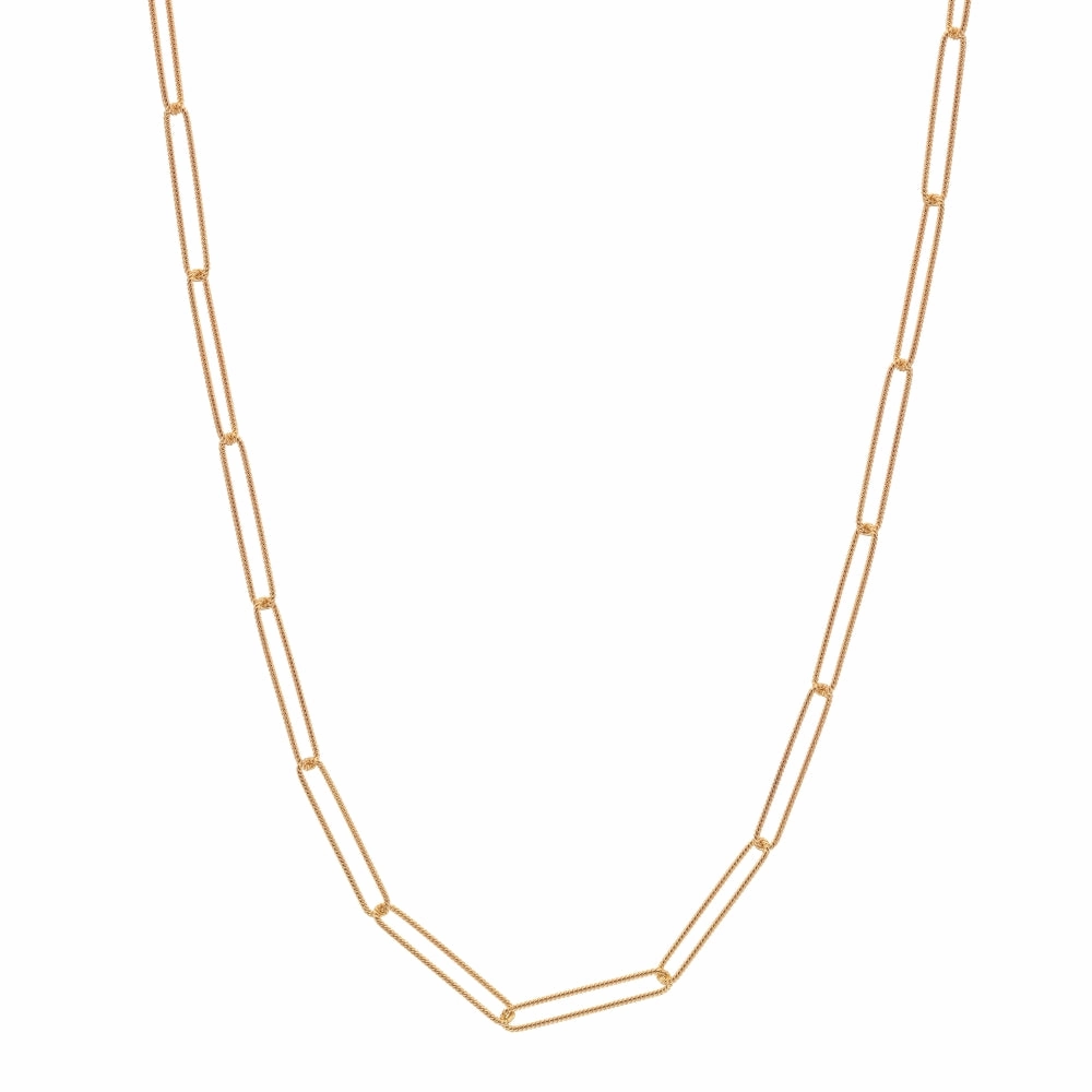 Hot Diamonds x Jac Jossa Embrace Twisted Wired Chain Necklace 50cm