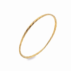 Hot Diamonds x Jac Jossa Entwine Gold Plated Sterling Silver Bangle