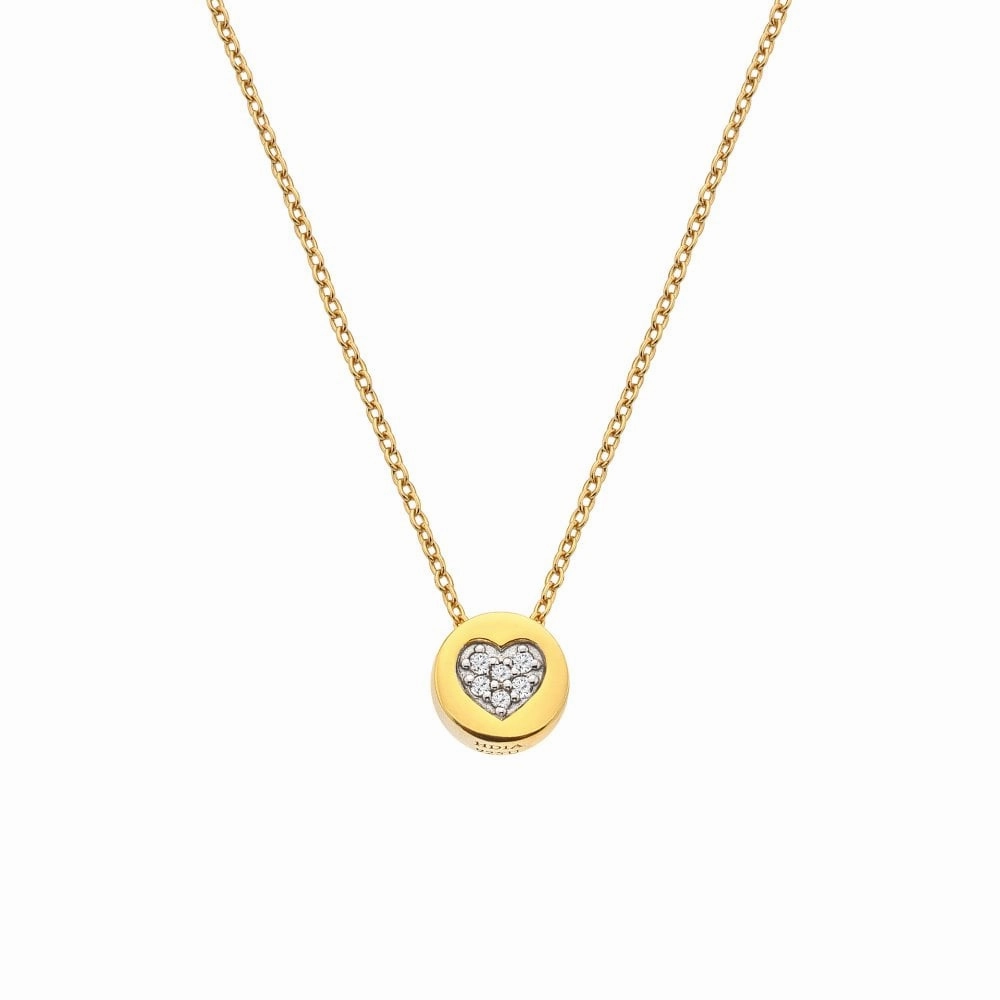 Hot Diamonds x Jac Jossa Gold Plated Sterling Silver Heart Necklace
