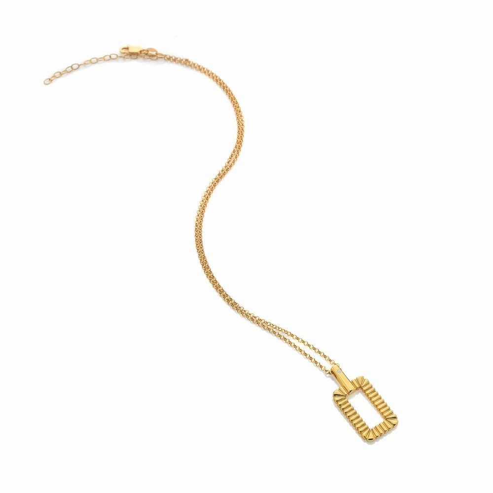 Hot Diamonds x Jac Jossa Gold Plated Sterling Silver Radiant Necklace