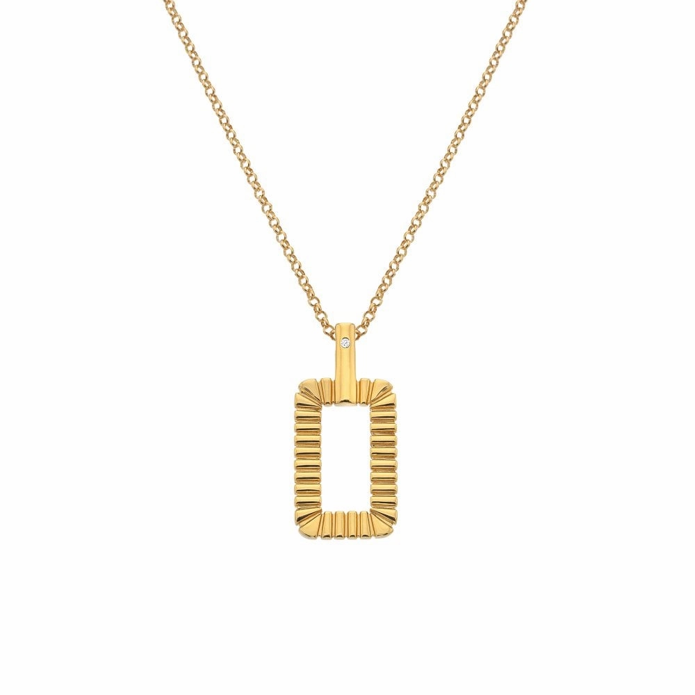 Hot Diamonds x Jac Jossa Gold Plated Sterling Silver Radiant Necklace