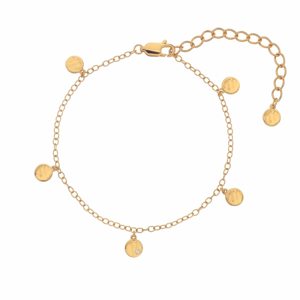 Hot Diamonds x Jac Jossa Lunar Gold Plated Sterling Silver Bracelet