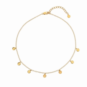 Hot Diamonds x Jac Jossa Lunar Gold Plated Sterling Silver Choker Necklace