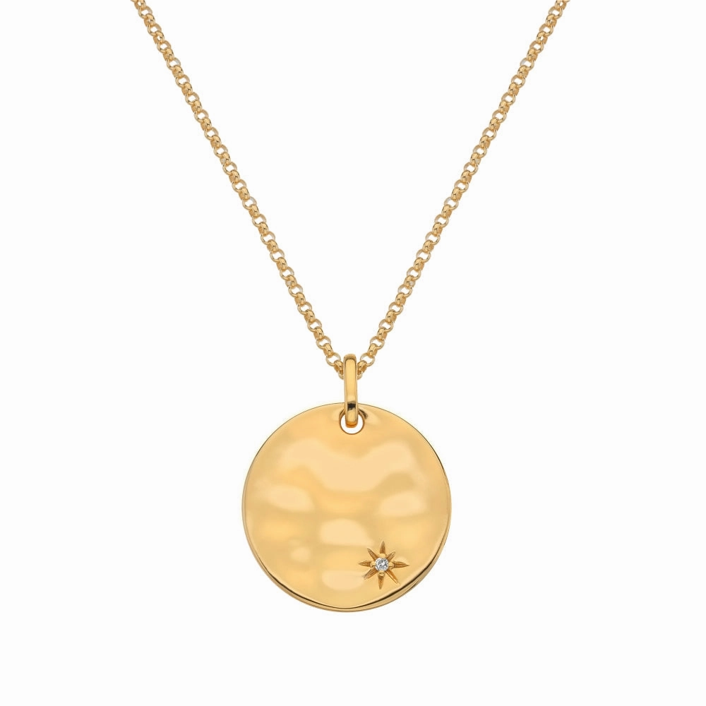 Hot Diamonds x Jac Jossa Lunar Gold Plated Sterling Silver Large Pendant