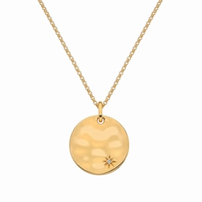 Hot Diamonds x Jac Jossa Lunar Gold Plated Sterling Silver Large Pendant