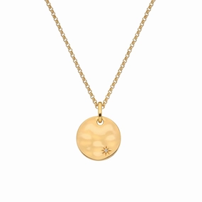 Hot Diamonds x Jac Jossa Lunar Gold Plated Sterling Silver Pendant