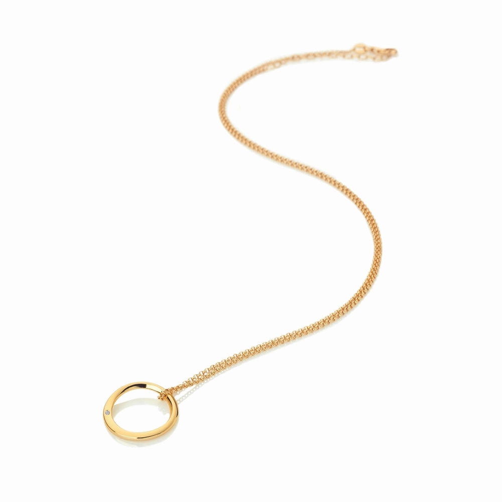 Hot Diamonds x Jac Jossa Soul Gold Plated Sterling Silver Pendant