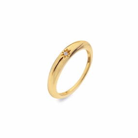 Hot Diamonds x Jac Jossa Soul Gold Plated Sterling Silver Ring