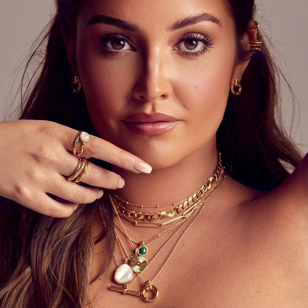 Hot Diamonds x Jac Jossa Spirit Gold Plated Sterling Silver Earrings