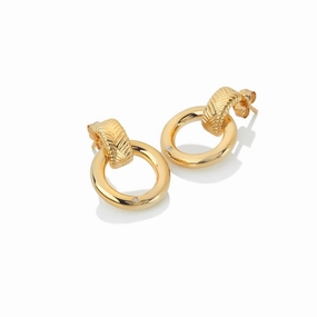 Hot Diamonds x Jac Jossa Spirit Gold Plated Sterling Silver Earrings