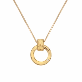 Hot Diamonds x Jac Jossa Spirit Gold Plated Sterling Silver Pendant