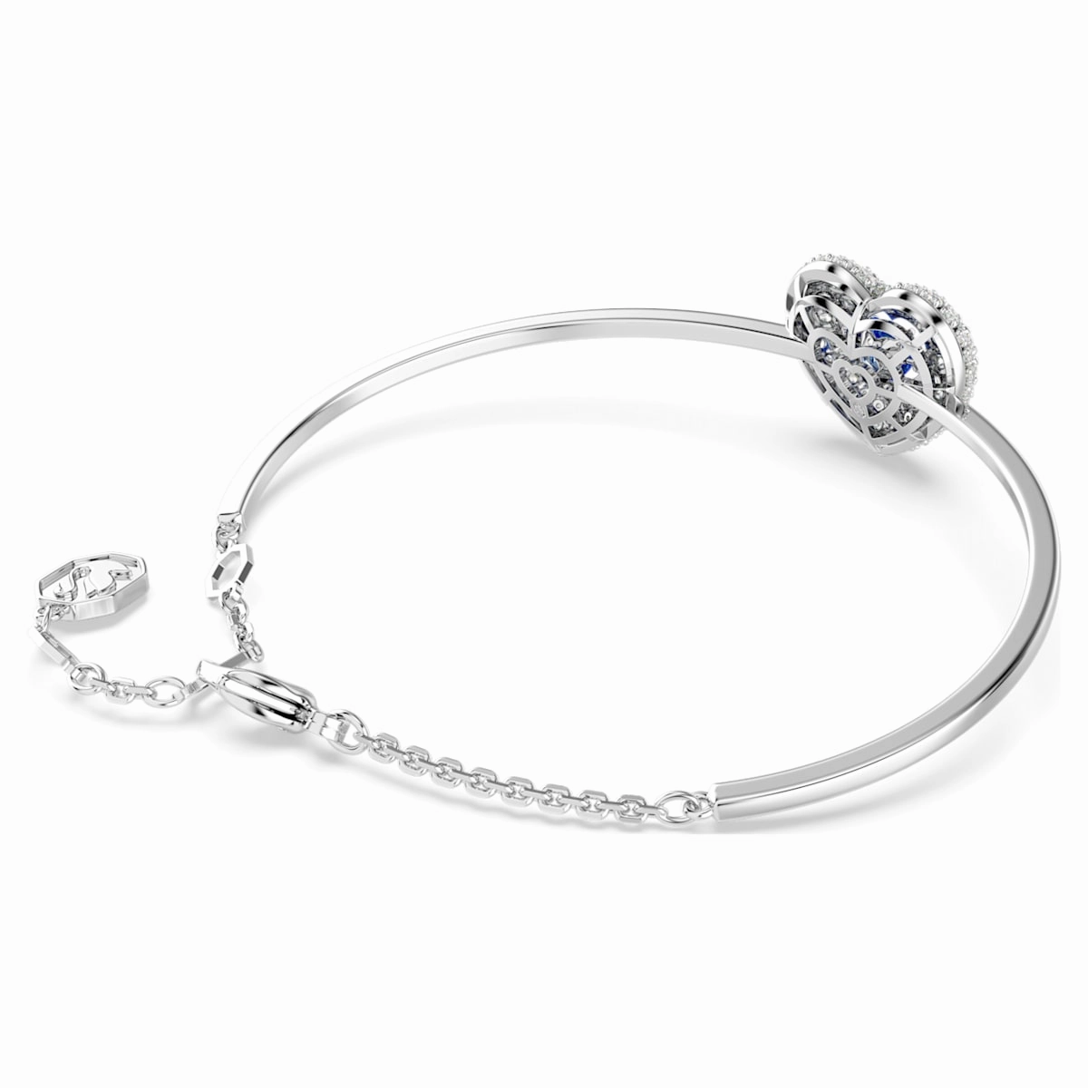 Hyperbola Blue Heart Bangle