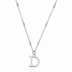 Iconic Initial D Silver Necklace SNCC4040D