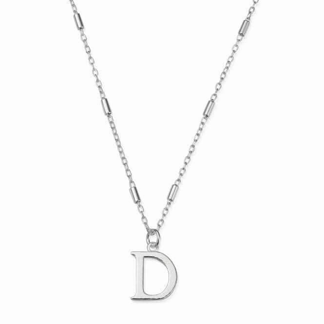 Iconic Initial D Silver Necklace SNCC4040D