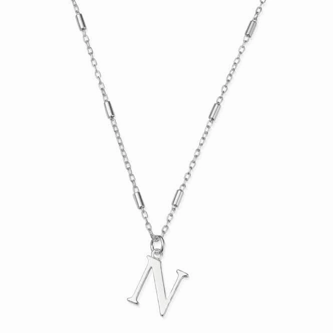 Iconic Initial N Silver Necklace SNCC4040N