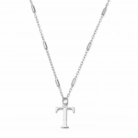 Iconic Initial T Silver Necklace SNCC4040T