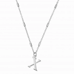Iconic Initial X Silver Necklace SNCC4040X