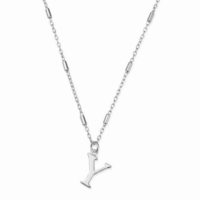 Iconic Initial Y Silver Necklace SNCC4040Y