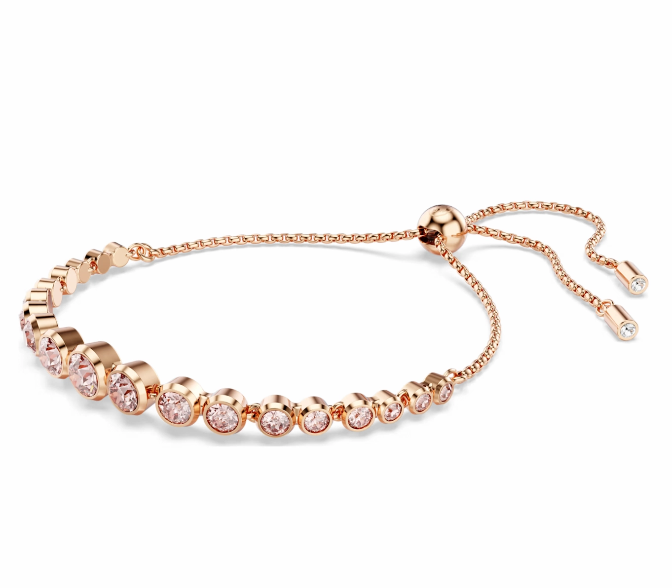 Imber Mixed Pink Round Cuts Rosegold Tennis Bracelet