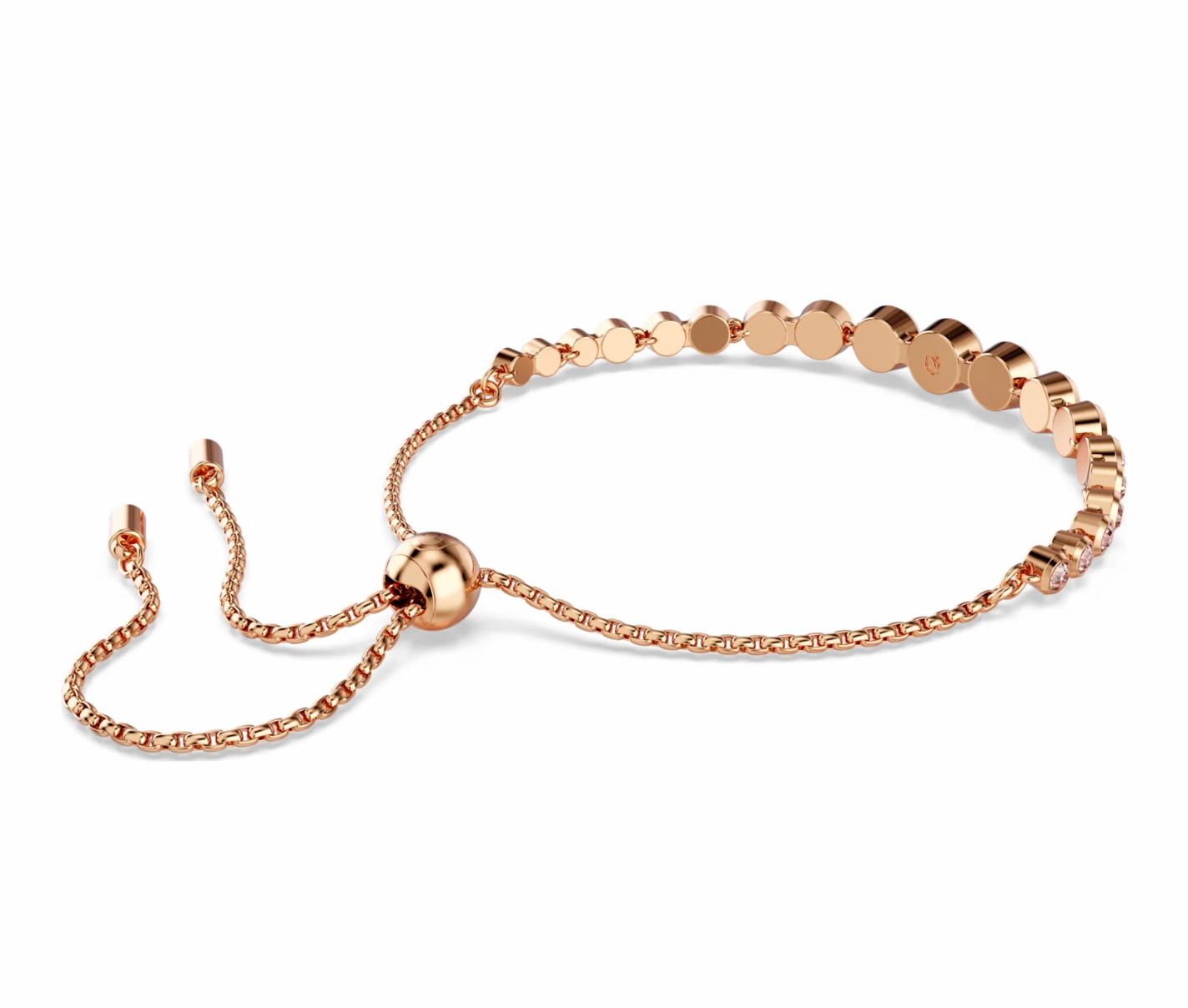 Imber Mixed Pink Round Cuts Rosegold Tennis Bracelet