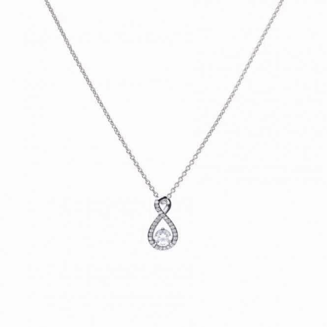 Infinity Cubic Zirconia Pendant P4912